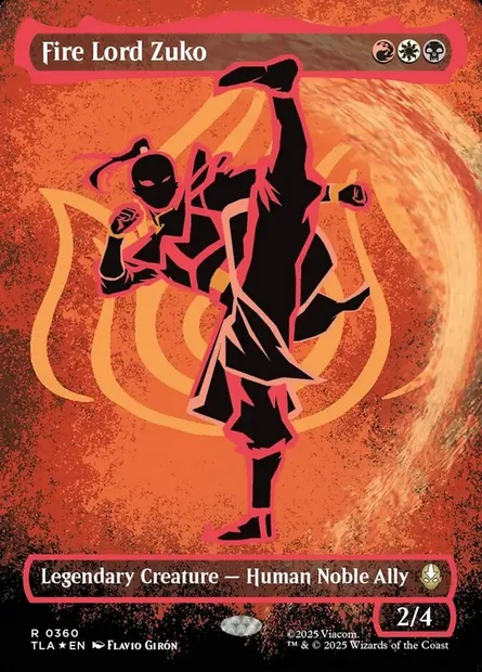 Fire Lord Zuko, Magic card TLA 360 — Avatar: The Last Airbender set