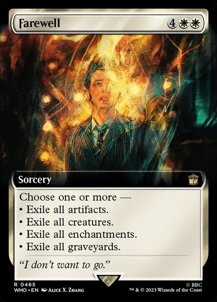 Farewell, Magic card WHO 465 — Doctor Who set