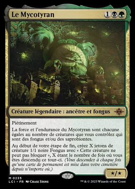 Le Mycotyran, carte Magic LCI 235 — extension The Lost Caverns of Ixalan