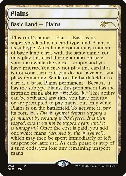 Plains, Magic card SLD 254 — Secret Lair Drop set