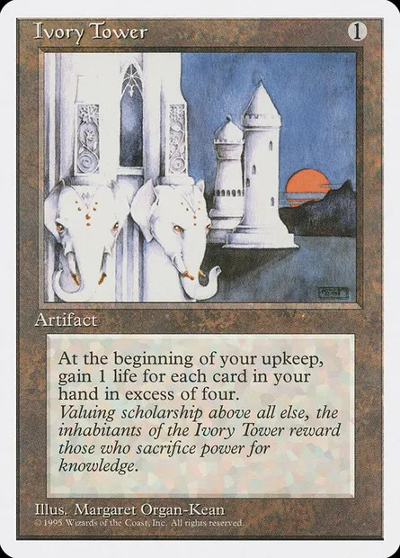 Ivory Tower, Magic card 4ED 328 — Fourth Edition set