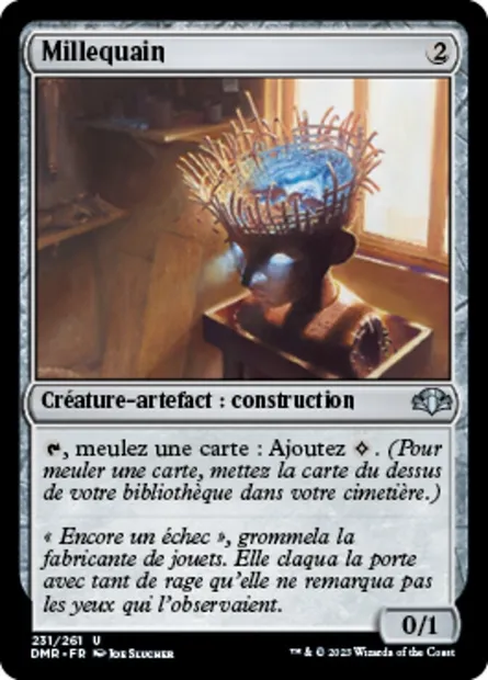 Millequain, carte Magic DMR 231 — extension Dominaria Remastered