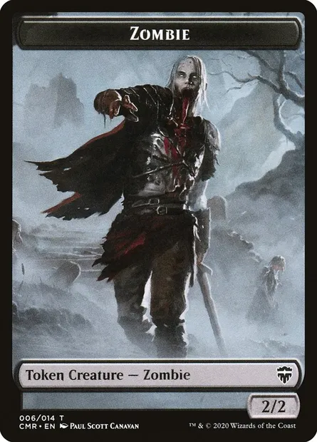 Zombie, Magic card TCMR 6 — Commander Legends Tokens set