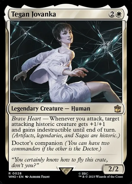 Tegan Jovanka, Magic card WHO 28 — Doctor Who set