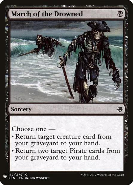 March of the Drowned, Magic card PLST XLN-112 — The List set
