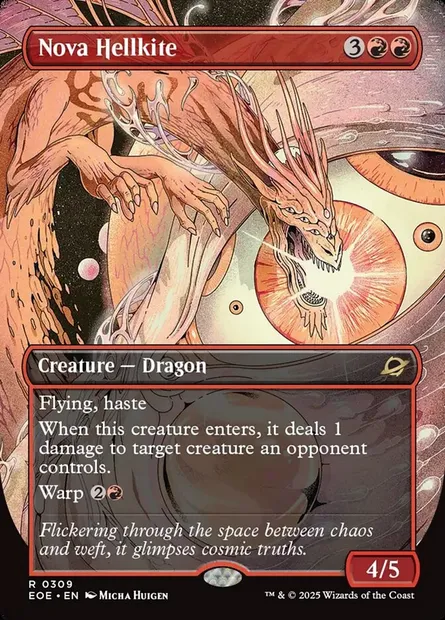 Nova Hellkite, Magic card EOE 309 — Edge of Eternities set