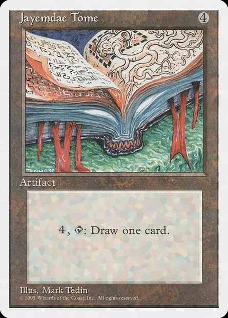 Jayemdae Tome, Magic card 4ED 331 — Fourth Edition set