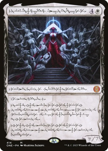 Elesh Norn, Mother of Machines, Magic card ONE 414 — Phyrexia: All Will Be One set