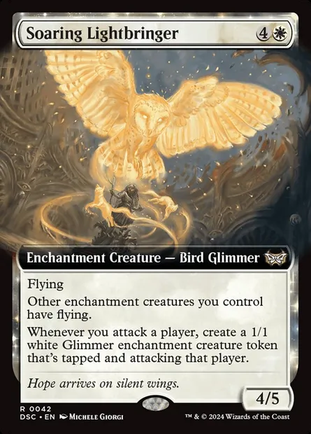 Soaring Lightbringer, Magic card DSC 42 — Duskmourn: House of Horror Commander set