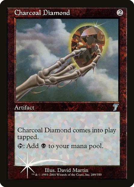 Charcoal Diamond, Magic card 7ED 289★ — Seventh Edition set