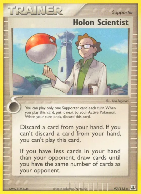 Holon Scientist, Pokémon card DS 97 — Delta Species set