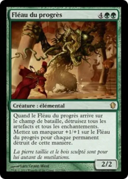 Fléau du progrès, carte Magic C13 137 — extension Commander 2013