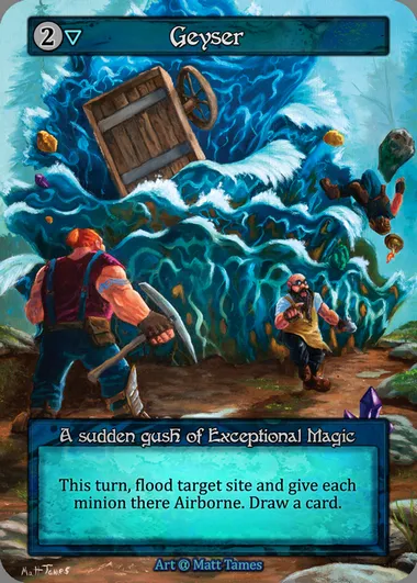 Geyser, Sorcery card ALP 225 — Alpha set