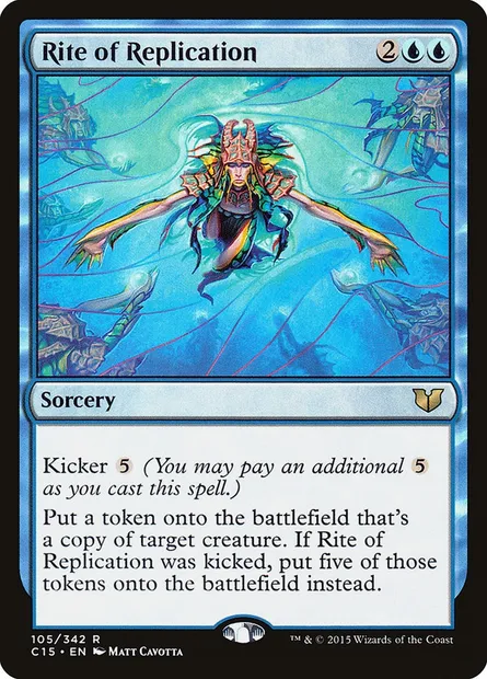 Rite of Replication, Magic card C15 105 — Commander 2015 set