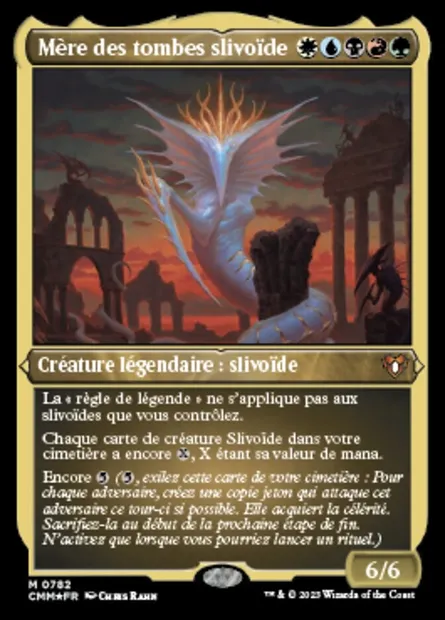 Mère des tombes slivoïde, carte Magic CMM 782 — extension Commander Masters
