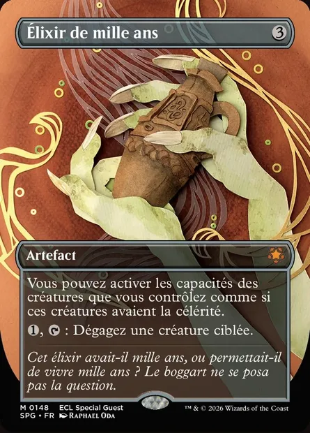 Élixir de mille ans, carte Magic SPG 148 — extension Special Guests