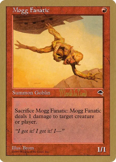 Mogg Fanatic, Magic card WC99 mlp190 — World Championship Decks 1999 set