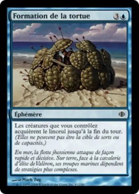 Formation de la tortue, carte Magic ALA 61 — extension Les éclats d'Alara