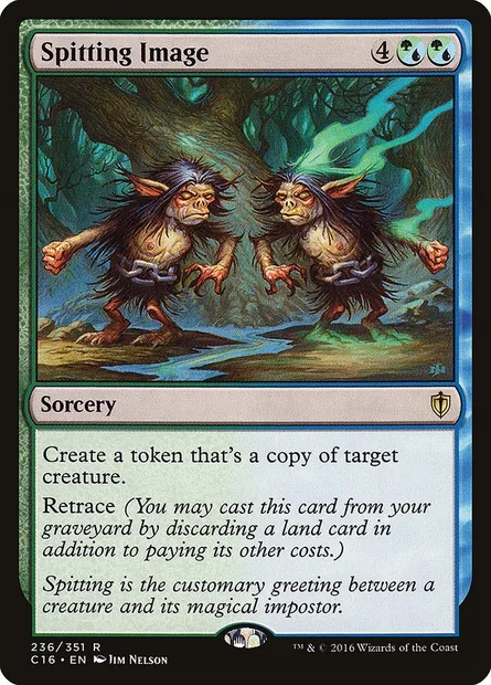 Spitting Image, Magic card C16 236 — Commander 2016 set