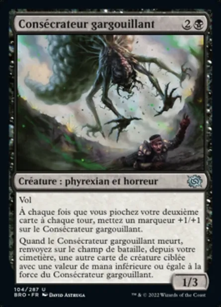 Consécrateur gargouillant, carte Magic BRO 104 — extension La Guerre Fratricide
