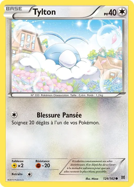 Tylton, carte Pokémon BKT 124 — extension Impulsion Turbo