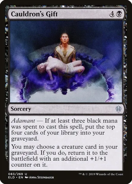 Cauldron's Gift, Magic card ELD 83 — Throne of Eldraine set