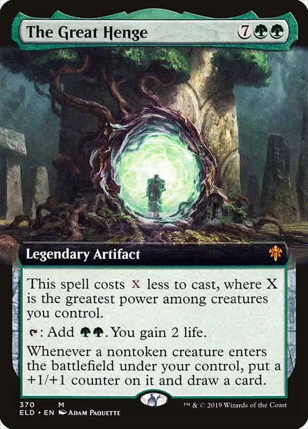 Le Grand Cromlech, carte Magic ELD 370 — extension Throne of Eldraine
