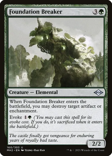 Foundation Breaker, Magic card MH2 160 — Modern Horizons 2 set