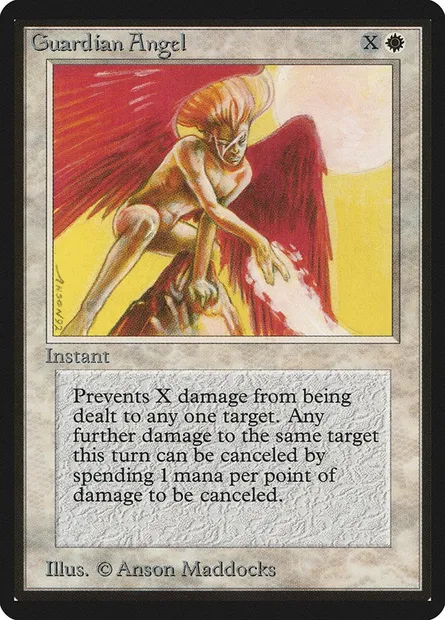 Guardian Angel, Magic card LEB 22 — Limited Edition Beta set