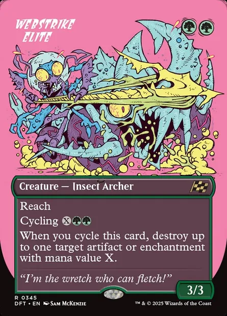 Webstrike Elite, Magic card DFT 345 — Aetherdrift set