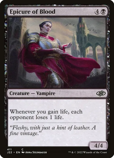 Epicure of Blood, Magic card J22 411 — Jumpstart 2022 set