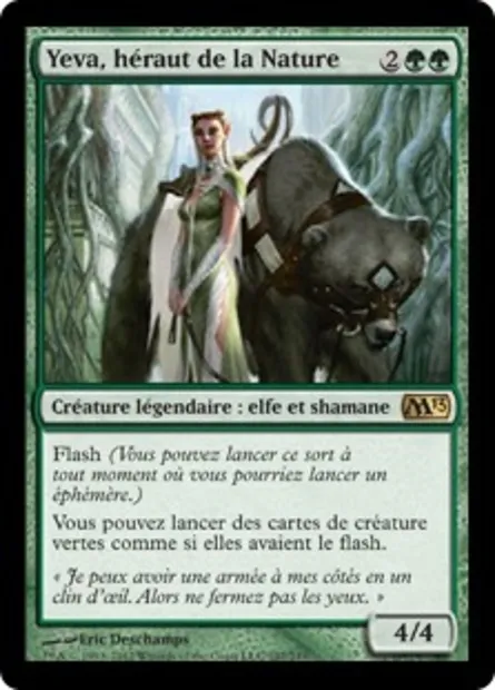 Yeva, héraut de la Nature, carte Magic M13 197 — extension Magic 2013