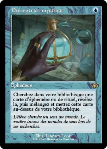 Préceptrice mystique, carte Magic DMR 289 — extension Dominaria Remastered