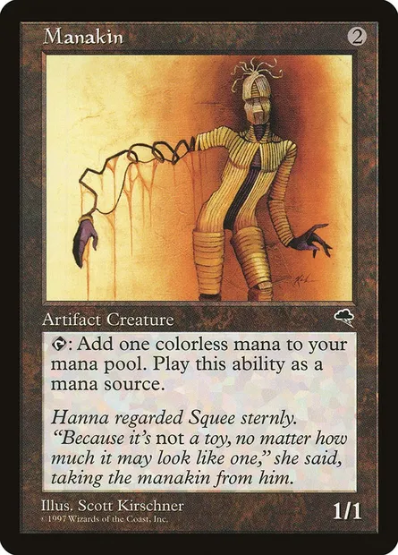 Manakin, Magic card TMP 296 — Tempest set