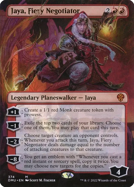 Jaya, Fiery Negotiator, Magic card DMU 374 — Dominaria United set