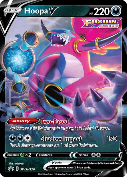 Hoopa V, Pokémon card SWSH 176 — SWSH Black Star Promos set