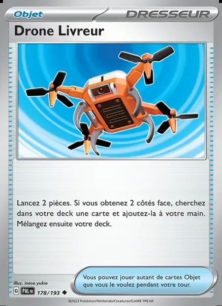 Drone Livreur, carte Pokémon PAL 178 — extension Évolutions à Paldea