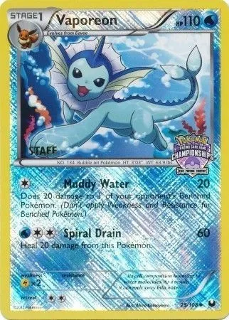 Aquali, carte Pokémon LGP 025-2 — extension League Promos