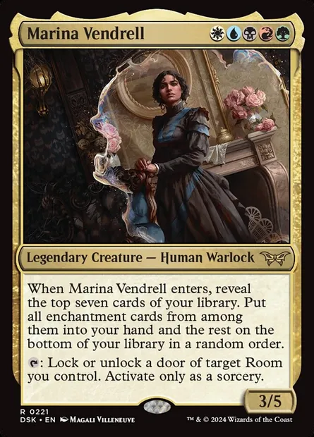 Marina Vendrell, Magic card DSK 221 — Duskmourn: House of Horror set