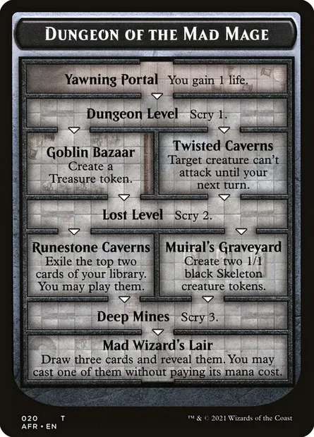 Dungeon of the Mad Mage, Magic card OAFR 20 — Forgotten Realms Oversized Cards set