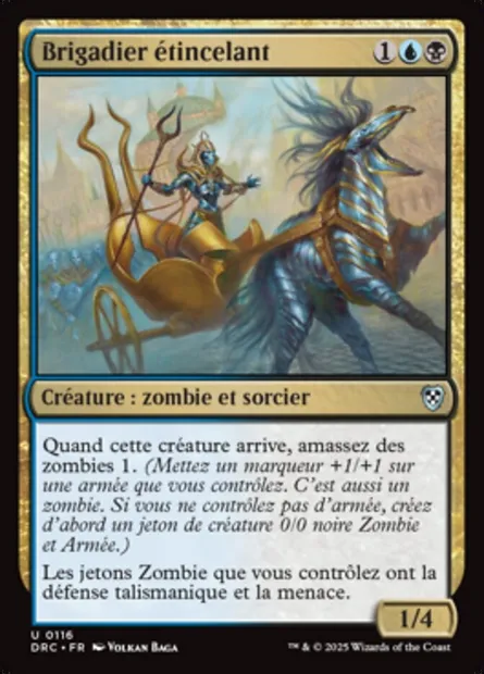 Brigadier étincelant, carte Magic DRC 116 — extension Aetherdrift Commander