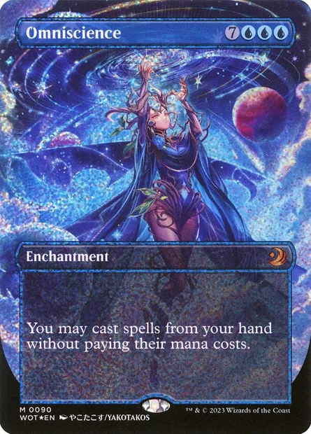 Omniscience, Magic card WOT 90 — Wilds of Eldraine: Enchanting Tales set