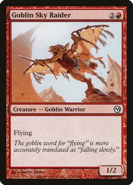 Goblin Sky Raider, Magic card DPA 46 — Duels of the Planeswalkers set