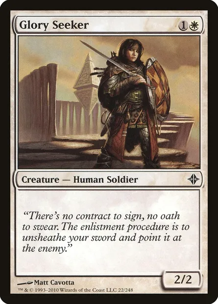 Glory Seeker, Magic card ROE 22 — Rise of the Eldrazi set