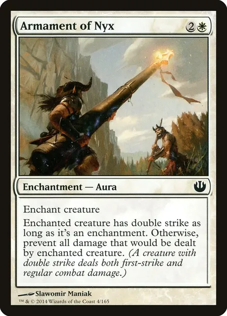 Armament of Nyx, Magic card JOU 4 — Journey into Nyx set