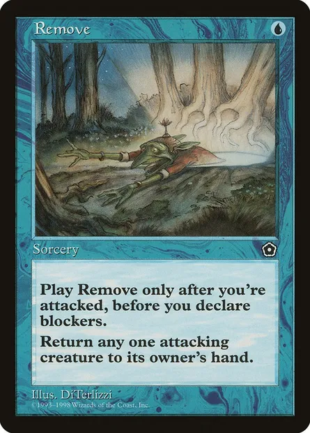 Remove, Magic card P02 43 — Portal Second Age set