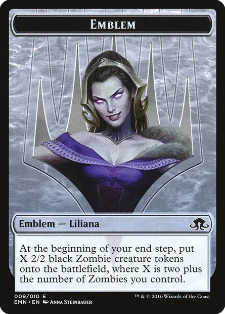 Liliana, the Last Hope Emblem, Magic card TEMN 9 — Eldritch Moon Tokens set