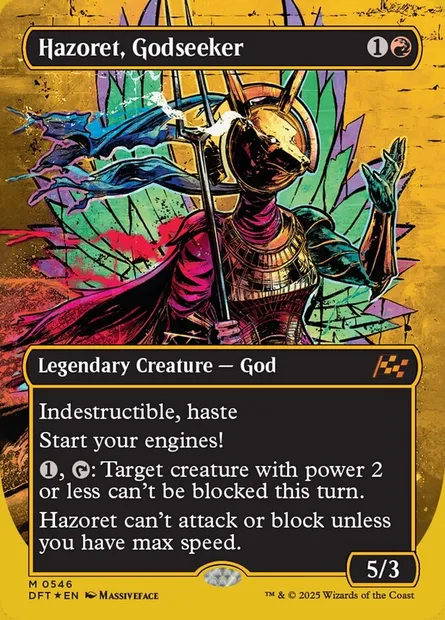 Hazoret, Godseeker, Magic card DFT 546 — Aetherdrift set