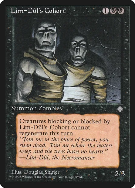 Lim-Dûl's Cohort, Magic card ICE 145 — Ice Age set