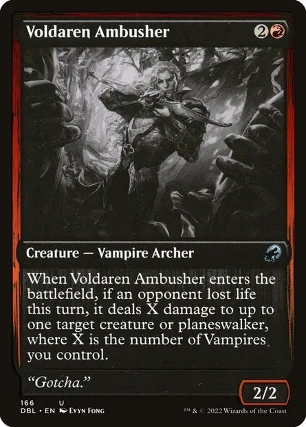 Embusqueur Voldaren, carte Magic DBL 166 — extension Innistrad : Double Programme